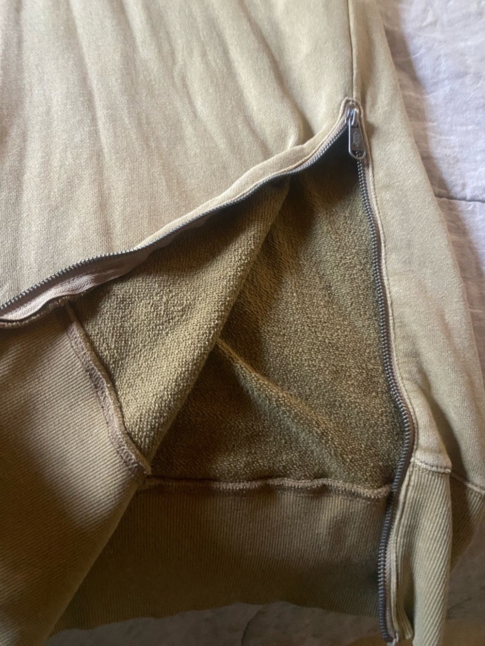FP movement long hoody dress with side zips. - Picture 2 of 8